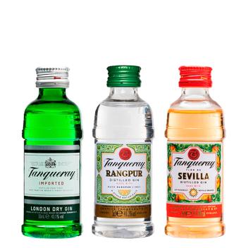 Kit Miniaturas Gin Tanqueray London Dry