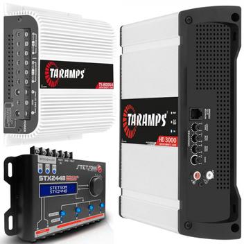 Kit Módulo Amplificador Taramps TS800x4 800W e HD3000 3000W 1
