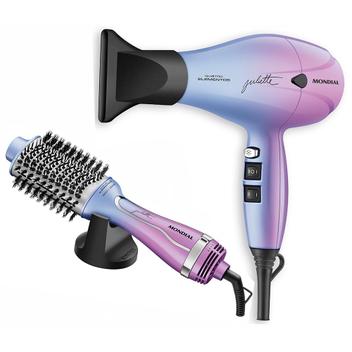 Kit Mondial Secador e Escova Secadora Duo Colors By Juliette 127V ...