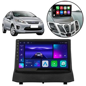 Kit Multimidia Android Carplay 9 Pol New Fiesta 2013-2019 GPS Wifi - E ...