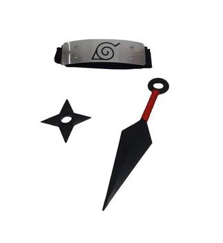 Kit bandana naruto akatsuki + kunai aldeia da folha konoha cosplay -  mvendas - Bandana - Magazine Luiza