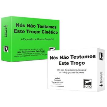 Kit Nós Não Testamos Este Troço + Expansão Cinético Buró - Livros de ...