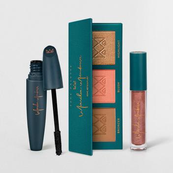 Kit Paleta Multifuncional + Máscara Para Cílios + Brilho Labial Nude