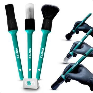 Kit Pinceis Para Detalhamento Vintex Macio Medio Super Macio Vintex ...