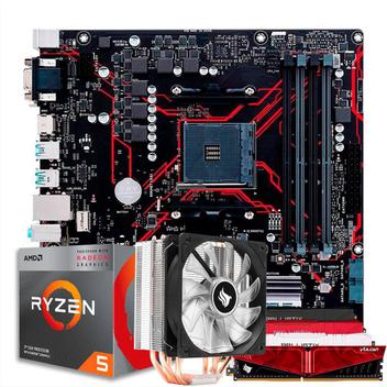 Kit Placa Mãe Asus Prime B450M Gaming/BR + AMD Ryzen 5 3350G +