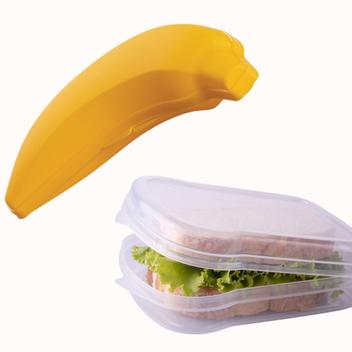 Tupperware - Porta Banana Conservar E Transportar lancheira vasilha plastico resistente amarelo