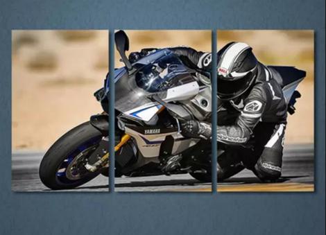 Quadro decorativo A3 Moto esportiva