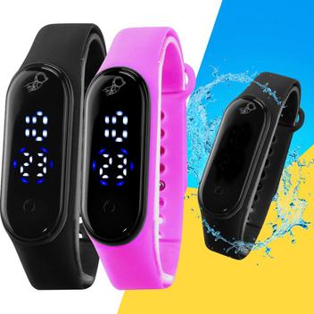 Relógio De Pulso Digital M4 Com LED Prova D'água Masculino/Feminino Varias  Cores - Relógio Masculino - Magazine Luiza