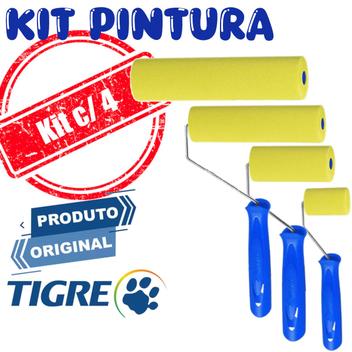 Kit rolo de tinta jogo de rolo de pintura 100% poliestar 5, 9, 15 e ...