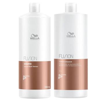 Kit Shampoo + Condicionador Wella Fusion Intense Repair 1L - Kit ...