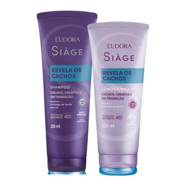 Kit Shampoo e Condicionador para Cabelos Cacheados Revela Os Cachos ...