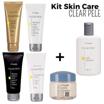 Kit Skin Care Clear Pele Para Cuidado Facial - Abelha Rainha - Kit