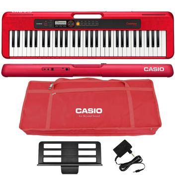 Kit Teclado Casio CT-S200 Vermelho USB 5/8 61 Teclas Completo Com Pedal  Sustain - Teclado Arranjador - Magazine Luiza