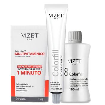 Kit Tonalizante + Emulsão Profissional + Regenerador Intensive