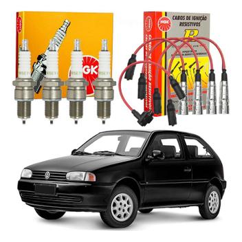 Kit Vela Ignição Cabo Ngk Gol G2 1.6 Ap Gasolina 1995 A 1996 - Cabo de ...