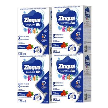 Kit Zinqua Bio Kids Sabor Guaraná 4 Caixas 100ml Cada - AIRELA ...
