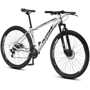 Bicicleta Krw K11 Aro 29 Susp. Dianteira 24 Marchas - Branco/preto