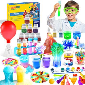 Laboratório Infantil Brinquedo Científico Educativo Infantil Brastoy - (Magazine Luiza
