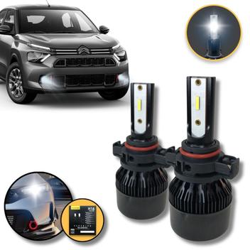 Lâmpada Super Led Farol De Milha H16 8000k Citroen Basalt - Tech