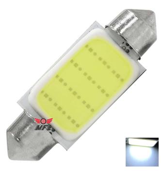 Lot De 2 Ampoules LED M-Tech LB085 - Blanc - 12V - Type C5W 36mm - 8 SMD - Pour Véhicule - 12