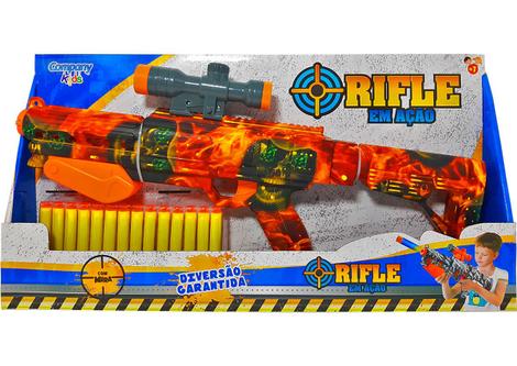 Lança Dardos Arminha de Brinquedo Tipo Nerf Narf Sniper no Shoptime