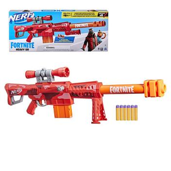 【美品】 NERF FORTNITE HEAVY SR【弾数増量】 Lançador de Dardos Nerf Fortnite Heavy SR Blasted Hasbro F0929