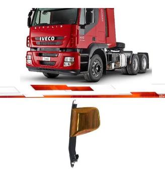 LANTERNA LATERAL IVECO STRALIS LE AMARELO COM SOQUETE