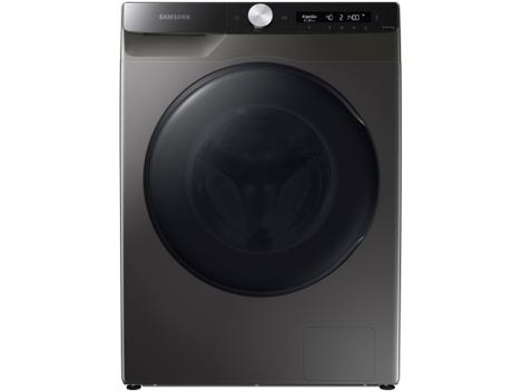 Lavadora de Roupa Lava e Seca 11 Kg Frontal Inox Smart Com Ecobubble Samsung - 220v - Wd11t504dbxfaz