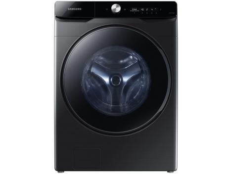 Lavadora de Roupa Lava e Seca 18 Kg Frontal Preto Smart Ai Wash Samsung - 110v - Wd18t6500gv/az