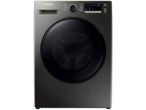 Lavadora de Roupa 11 Kg Frontal Inox Digital Inverter Porta Black Samsung - 220v - Ww11t4040bxfaz