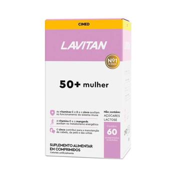 Lavitan vitamina 50+ sênior mulher 60 comprimidos - CIMED ...