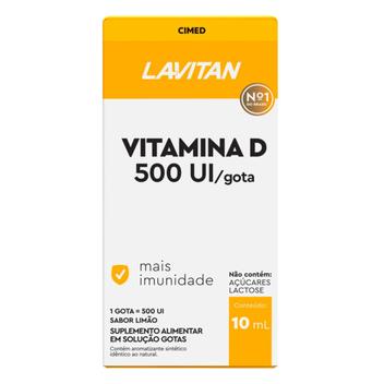 Lavitan Vitamina D 500ui c 10 ml - NAO INFORMADO - Vitaminas A-Z