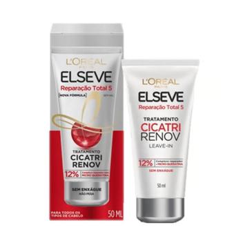Leave-In De Tratamento Elseve RT5 Cicatri Renov 50ml - Leave in Capilar ...