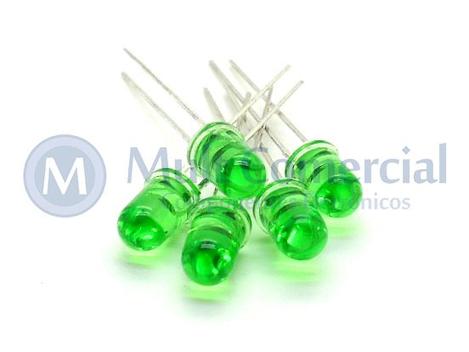 LED LOW COST VERDE DIFFUSO 5mm - 20mcd