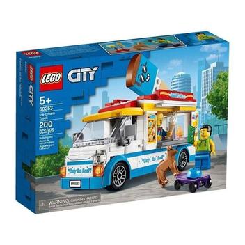 Lego City Van de Sorvetes 200 Pecas 60253 Brinquedos de Montar e Desmontar Magazine Luiza