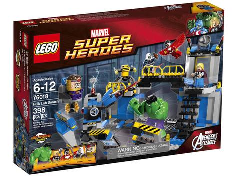 LEGO Marvel Hulk Destr i o Laborat rio 398 Pe as 76018