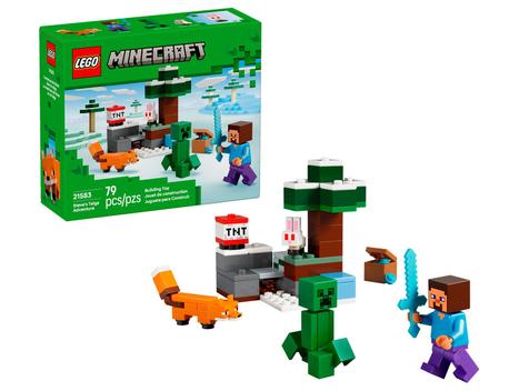 LEGO Minecraft Aventura de Steve na Taiga - 21583 79 Peças