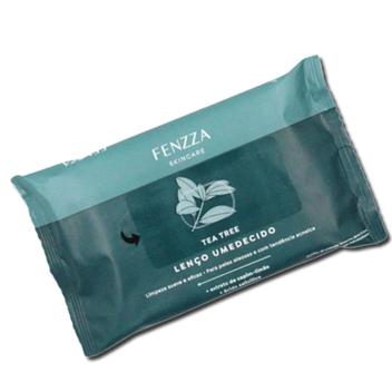Lenço Umedecido Tea Tree para controle da oleosidade Fenzza 25un