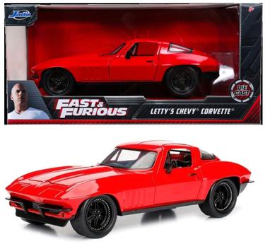 Letty's Chevrolet Corvette - Velozes e Furiosos - 1/24 - Jada ...