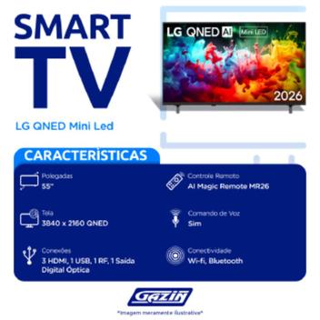 Lg Tv 55 4k Mini Led 55qned70bsa - Smart Tv - Magazine Luiza