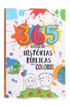 Livro 365 Histórias Bíblicas Para Colorir Infantil Crianças ...