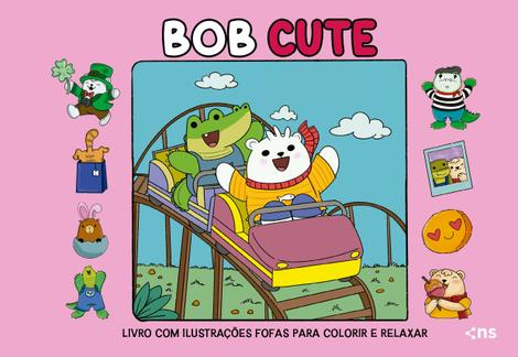 Livro - BOB CUTE – CAPA DURA ROSA - Livro com ilustrações fofas e ...