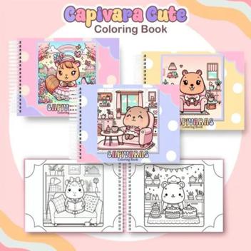 Livro Bobbie Goods Capivara Capa Dura 50 Páginas De Desenho - Store ...