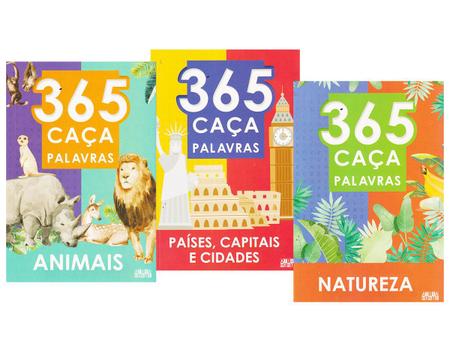 Livro - 365 caça-palavras - Animais na Americanas Empresas