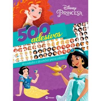 Livro De Atividades 500 Adesivos Disney Princesas - Bom Preço Magazine