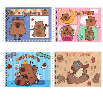 Livro de Colorir Bobbie Goods Capivara - Modelos Sortidos - MOURE JAR ...