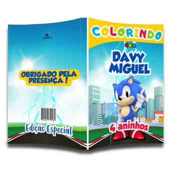 Livrinho para Colorir - Sonic Filme
