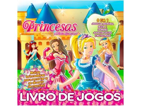 Livro de Jogos Princesas - Livros de Literatura Infantil - Magazine