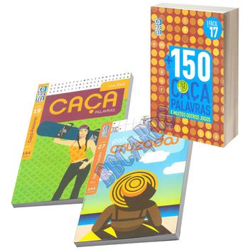 Kit com 03 Caça Palavras Livro Fácil Coquetel - Livros de Palavras Cruzadas  - Magazine Luiza