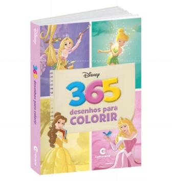 Livro para Colorir Disney Princesas e Fadas - 365 Desenhos Para Colorir ...